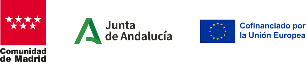 Comunidad de Madrid - Junta de Andalucía - Cofinanciado por la Unión Europea